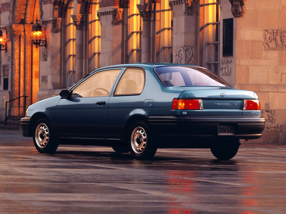 Toyota Tercel 1990. Carrosserie, extérieur. Coupé, 4 génération