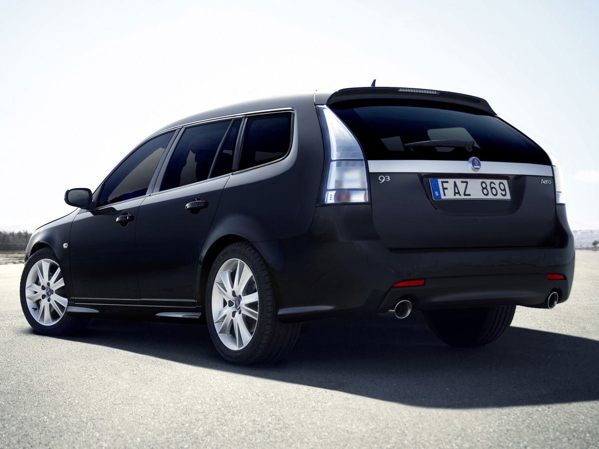Saab 9-3 2007. Carrosserie, extérieur. Break 5-portes, 2 génération, restyling