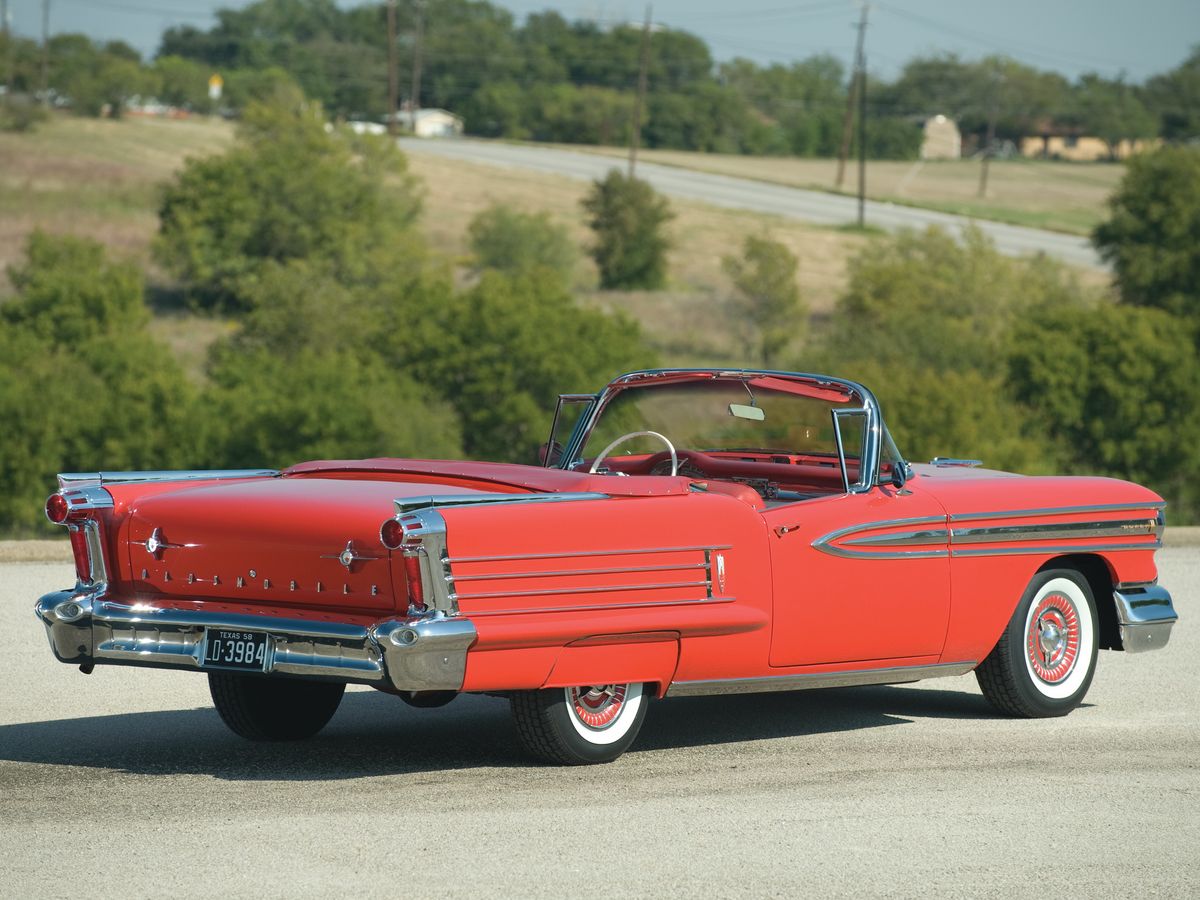 Oldsmobile Eighty Eight 1957. Bodywork, Exterior. Cabrio, 3 generation