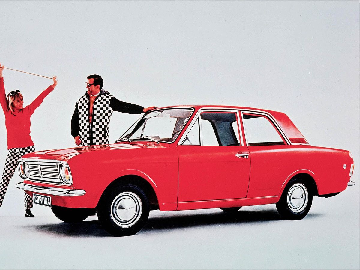 Ford Cortina 1966. Bodywork, Exterior. Sedan 2-doors, 2 generation