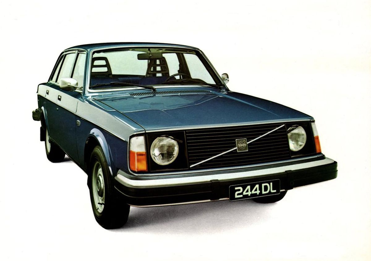 فولفو 240 سيريز 1974. الهيكل، المظهر الخارجي. سيدان, 1 الجيل