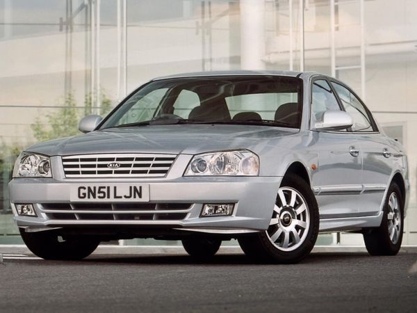 كيا ماجينتيس 2000. الهيكل، المظهر الخارجي. سيدان, 1 الجيل