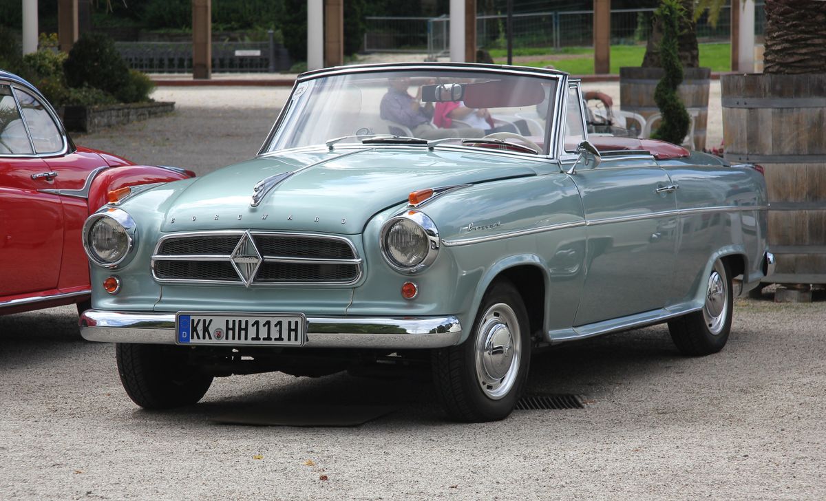 Borgward Isabella 1958. Bodywork, Exterior. Cabrio, 2 generation