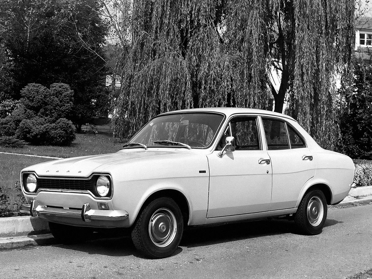 Ford Escort 1968. Carrosserie, extérieur. Berline, 1 génération