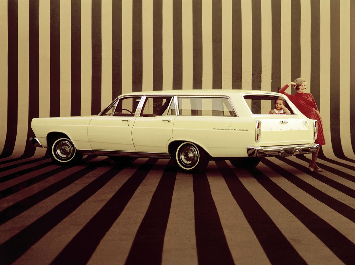 פורד פיירליין ‏1966. מרכב, צורה. סטיישן 5 דלתות, 5 דור