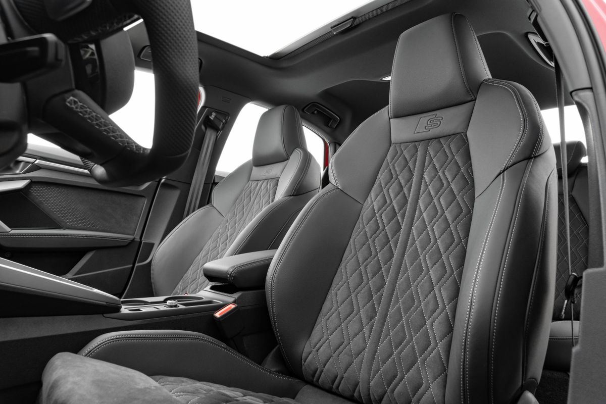 Audi A3 2024. Передние сидения. Седан, 4 поколение, рестайлинг 1
