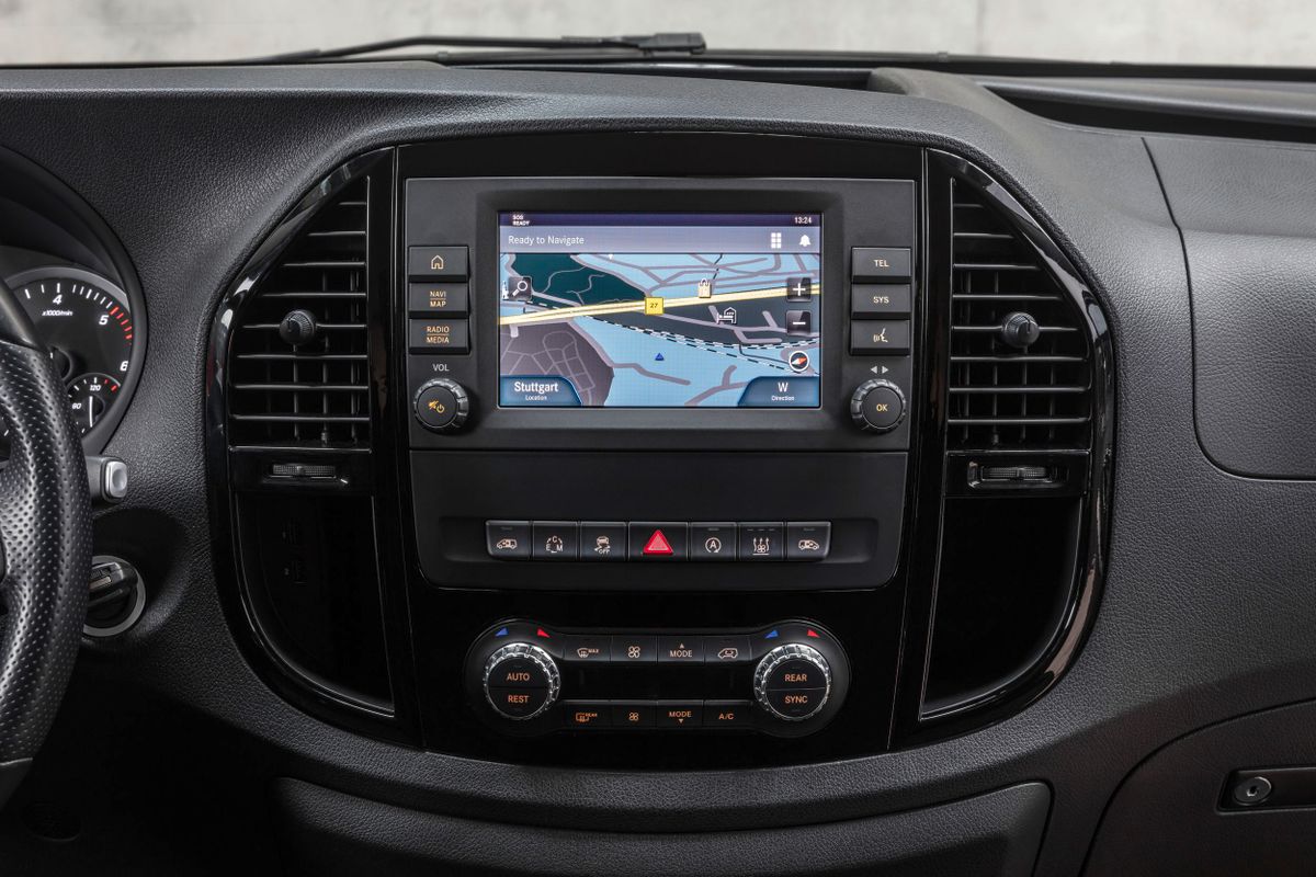 Mercedes Vito 2020. Navigation system. Minivan, 3 generation, restyling 2