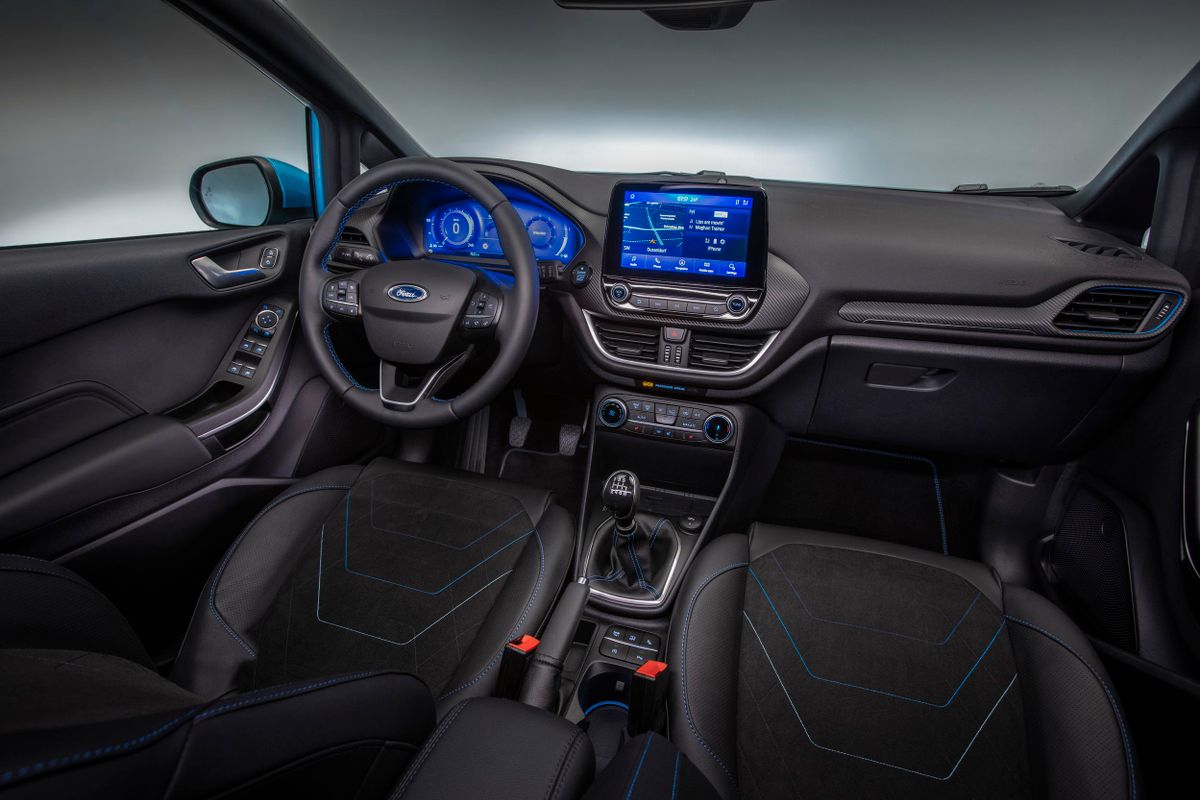 Ford Fiesta 2021. Front seats. Mini 5-doors, 7 generation, restyling 1