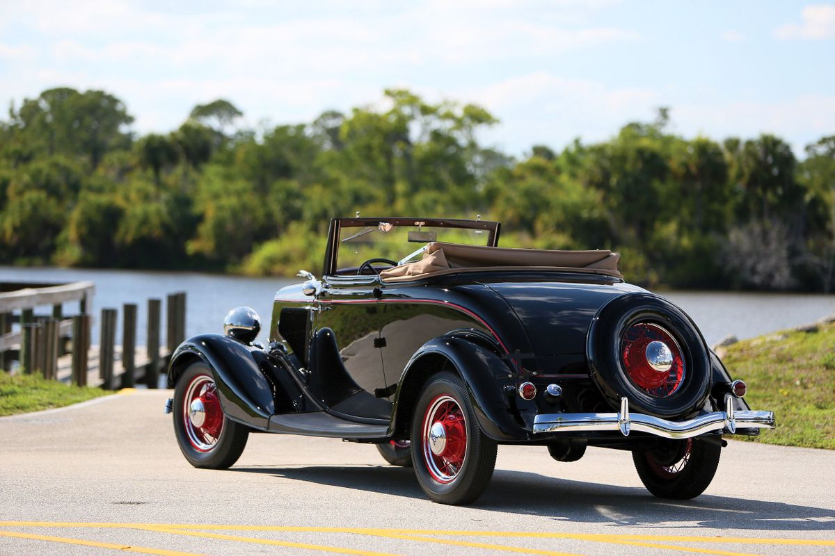 فورد V8 ‏1932. الهيكل، المظهر الخارجي. كابريو, 1 الجيل