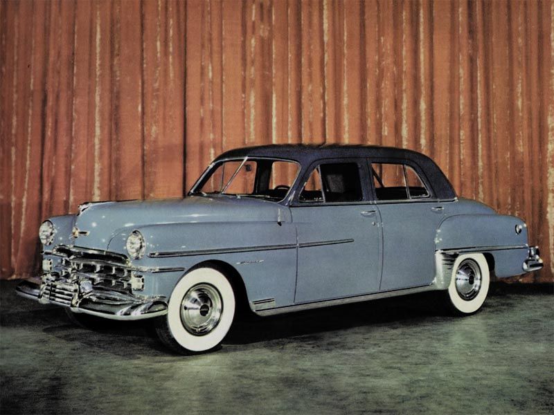 Chrysler Windsor 1949. Carrosserie, extérieur. Berline, 3 génération