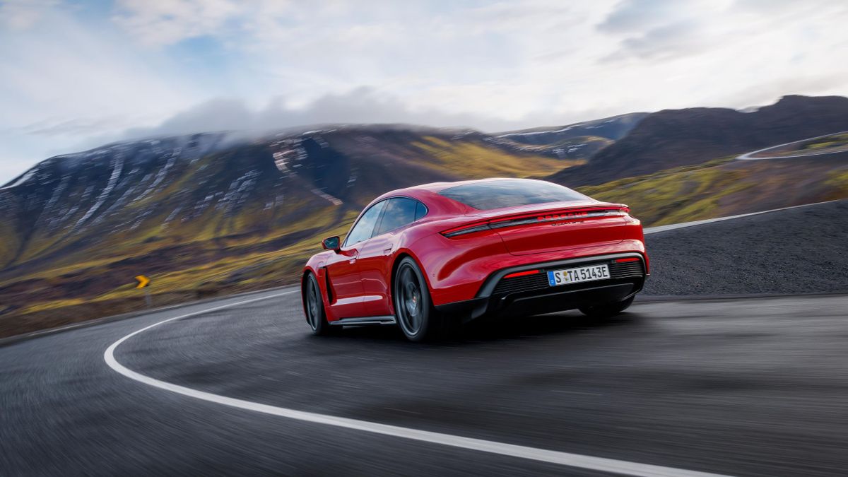 Porsche Taycan 2024. Кузов, экстерьер. Седан, 1 поколение, рестайлинг