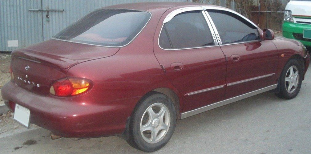 Hyundai Avante 1998. Carrosserie, extérieur. Berline, 2 génération, restyling