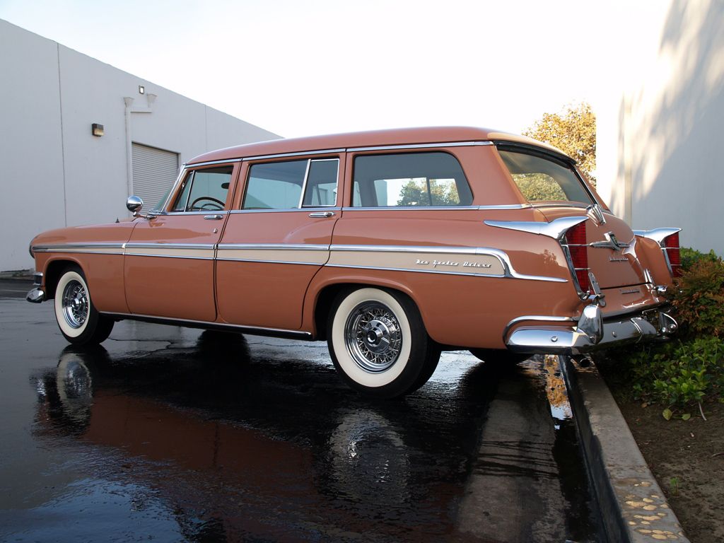 Chrysler New Yorker 1955. Carrosserie, extérieur. Break 5-portes, 4 génération