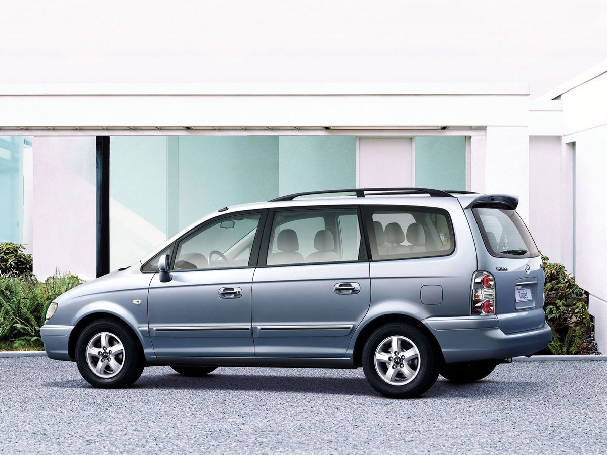 Hyundai Trajet 2004. Carrosserie, extérieur. Compact Van, 1 génération, restyling