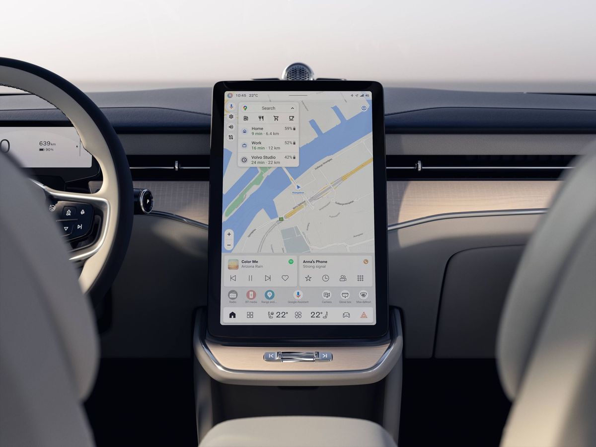 Volvo ES90 2025. Навигационная система. Лифтбэк, 1 поколение