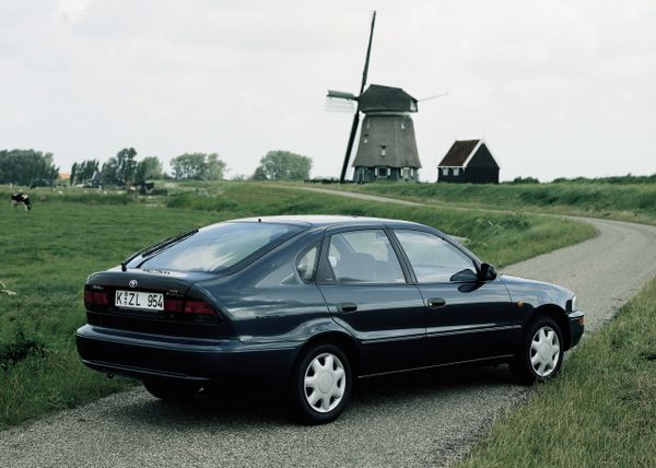 Toyota Corolla 1991. Carrosserie, extérieur. Liftback, 7 génération