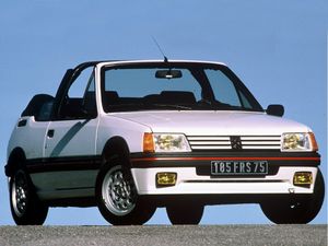 Peugeot 205 1986. Bodywork, Exterior. Cabrio, 1 generation