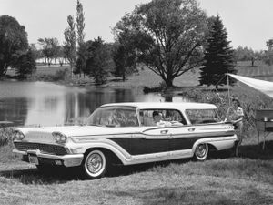 מרקורי  קולוני פארק 1959. מרכב, צורה. סטיישן 5 דלתות, 2 דור