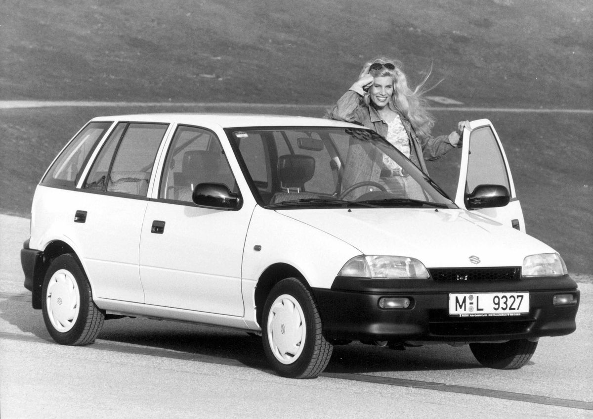 Suzuki Swift 1989. Carrosserie, extérieur. Mini 5-portes, 2 génération