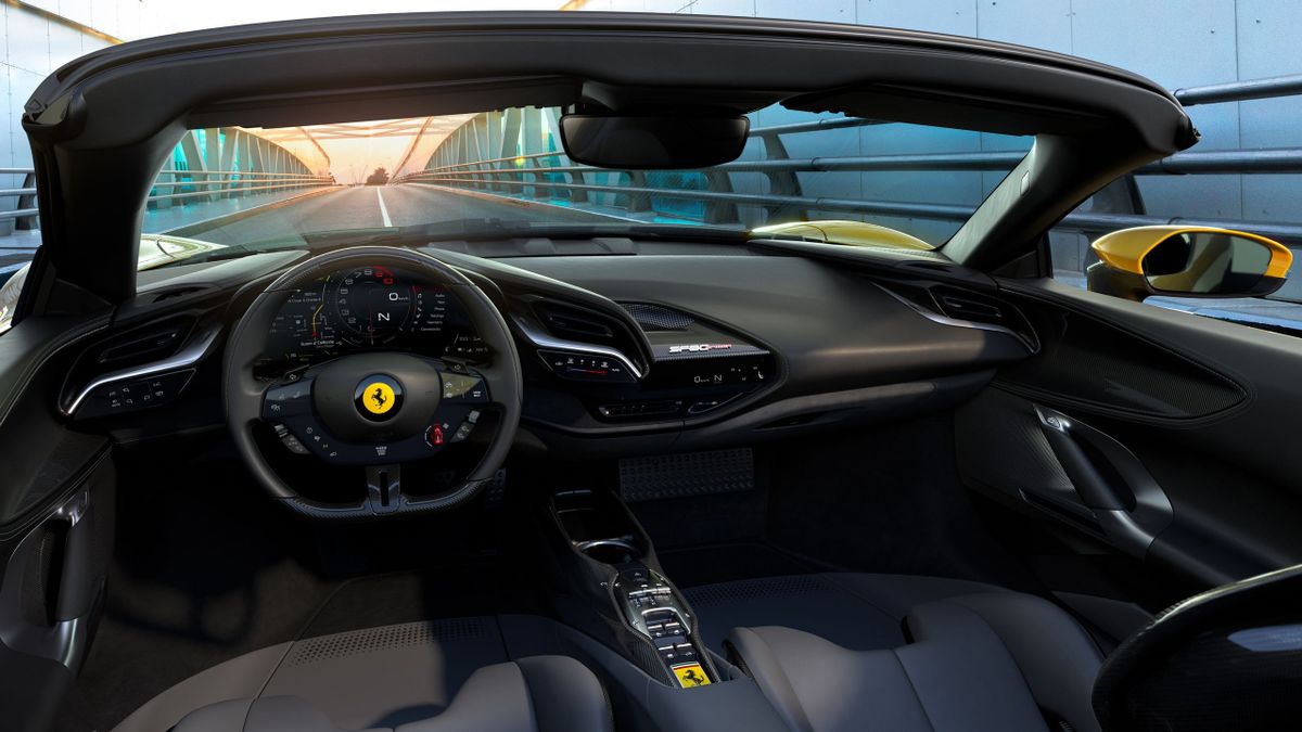 Ferrari SF90 Stradale 2020. Front seats. Roadster, 1 generation