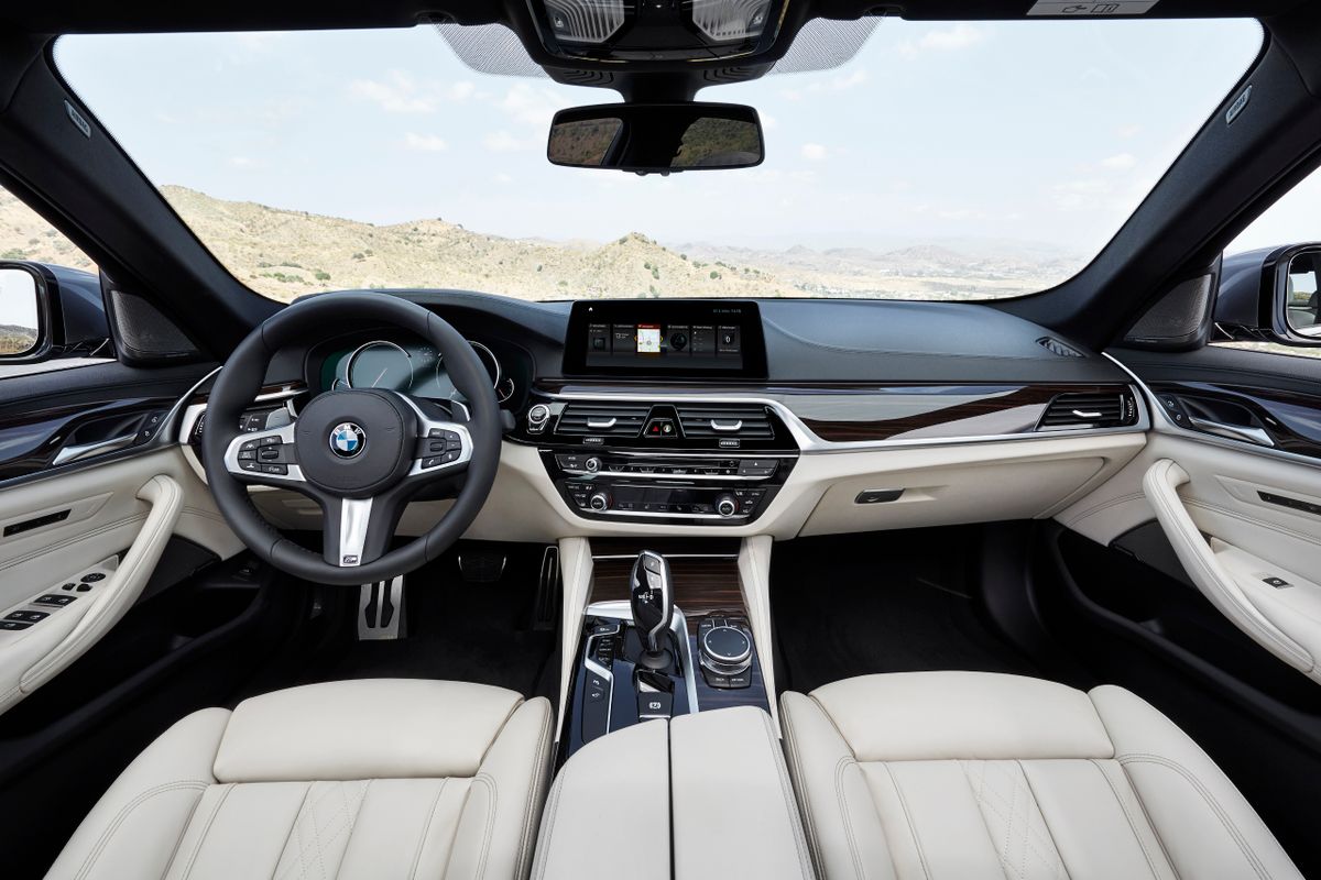 BMW 5 series 2016. Front seats. Sedan, 7 generation