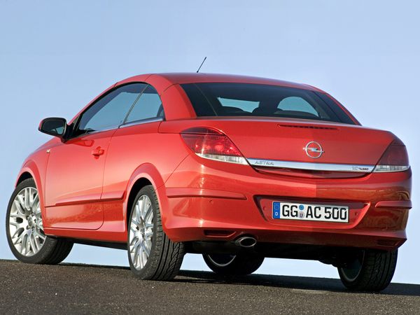 Opel Astra 2007. Carrosserie, extérieur. Cabriolet, 3 génération, restyling
