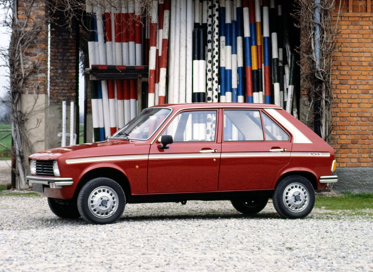 פיג'ו 104 1972. מרכב, צורה. מיני 5 דלתות, 1 דור