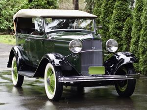 Ford V8 1932. Carrosserie, extérieur. Phaeton, 1 génération