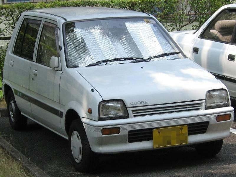 Daihatsu Cuore 1985. Carrosserie, extérieur. Mini 5-portes, 2 génération