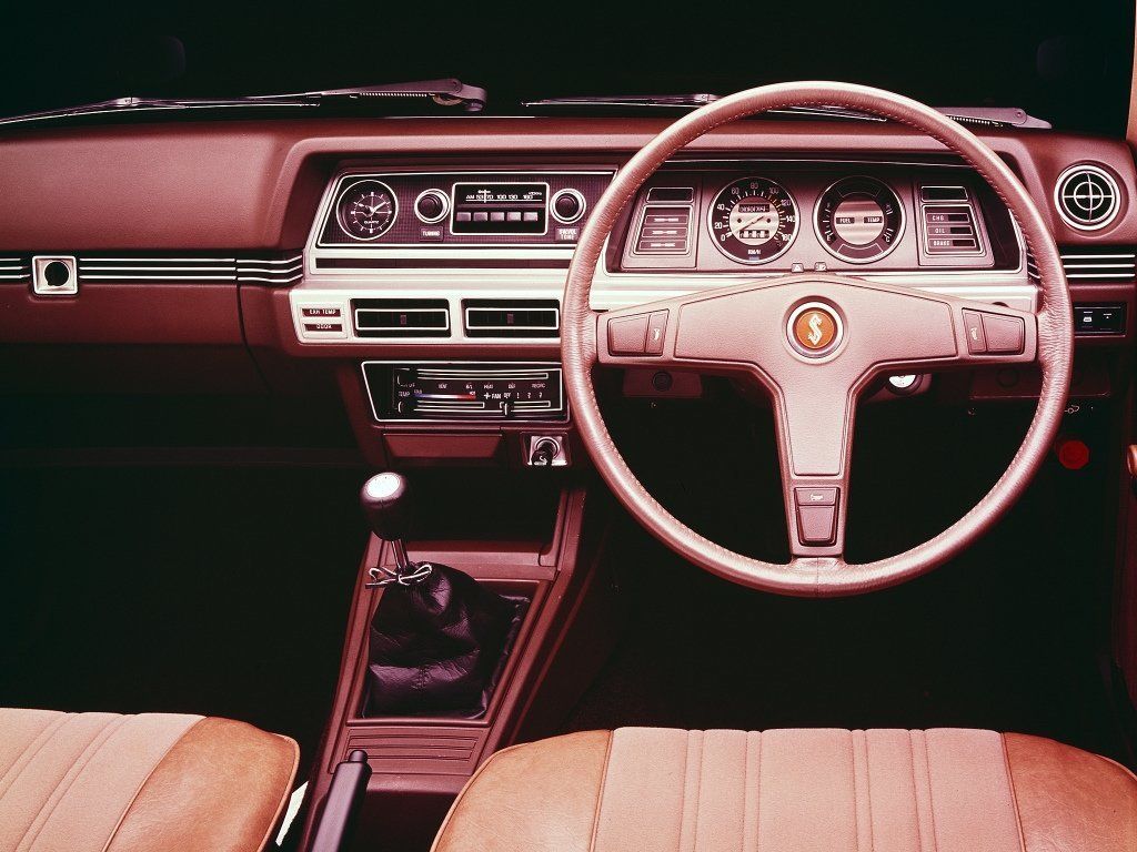 Datsun Stanza 1977. Dashboard. Sedan, 1 generation