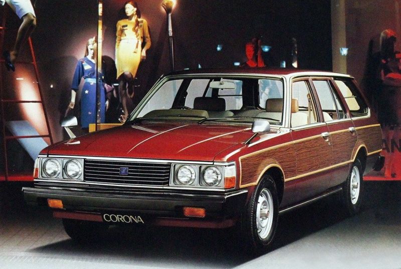 Тойота Корона 1978. Кузов, экстерьер. Универсал 5 дв., 6 поколение