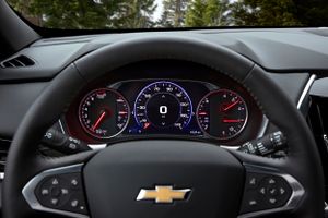 Шевроле Траверс 2021. Панель приборов. Внедорожник 5 дв., 2 поколение, рестайлинг 1