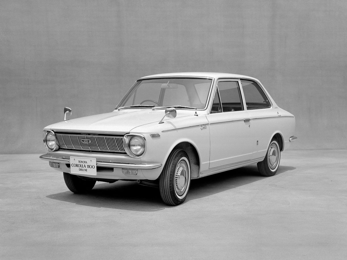 Toyota Corolla 1966. Carrosserie, extérieur. Berline 2-portes, 1 génération