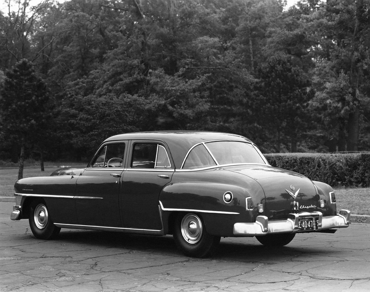Chrysler New Yorker 1949. Carrosserie, extérieur. Berline, 3 génération