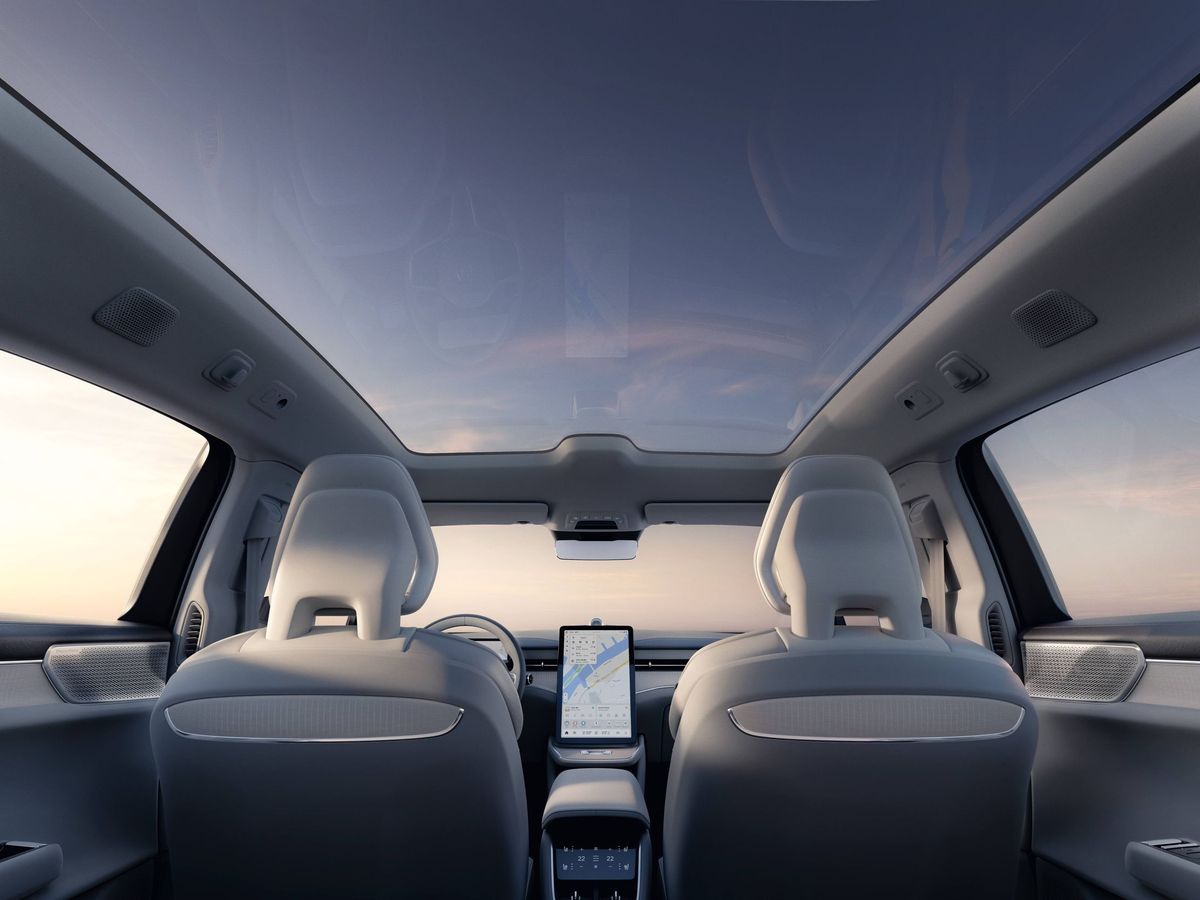 Volvo ES90 2025. Салон, интерьер. Лифтбэк, 1 поколение