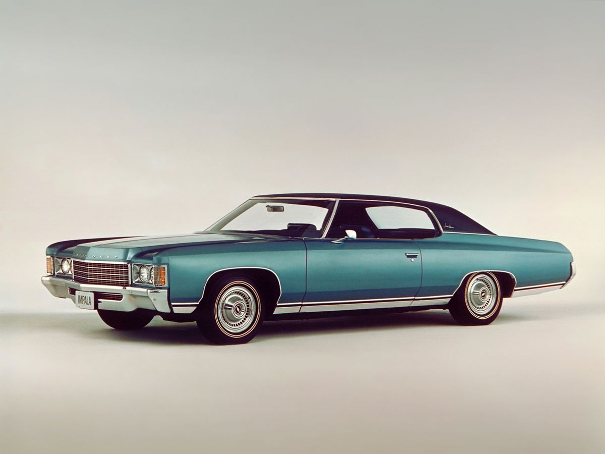 Chevrolet Impala 1970. Carrosserie, extérieur. Coupé sans montants, 5 génération