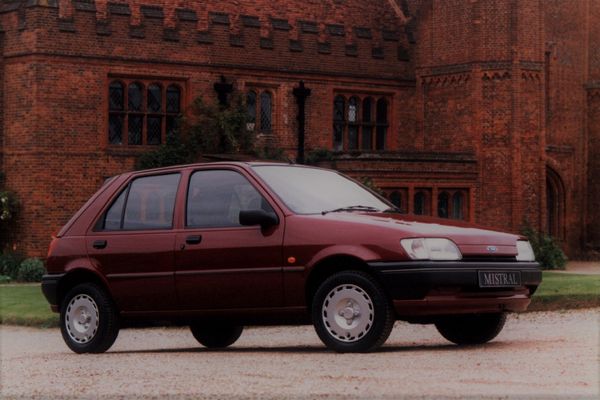Ford Fiesta 1989. Carrosserie, extérieur. Mini 5-portes, 3 génération