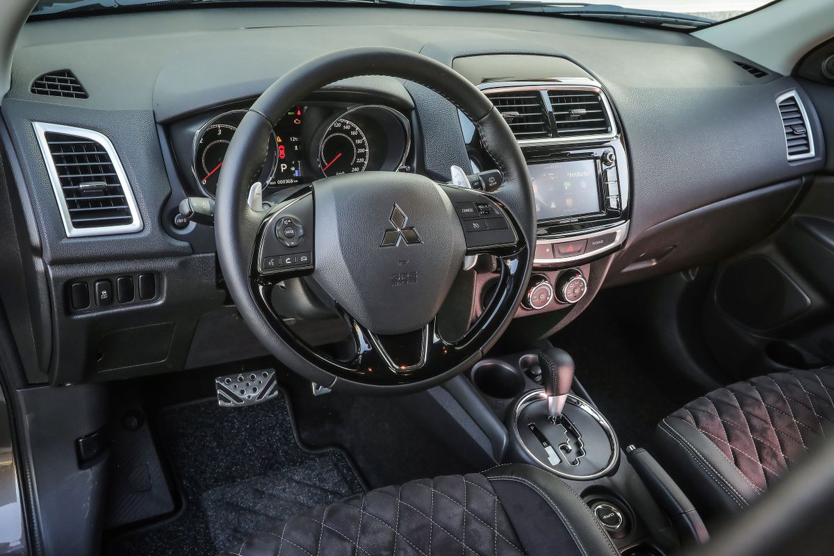 Mitsubishi ASX 2016. Front seats. SUV 5-doors, 1 generation, restyling 2