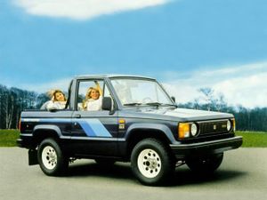 إيسوزو تروبر 1981. الهيكل، المظهر الخارجي. SUV كشف (كابريوليت), 1 الجيل