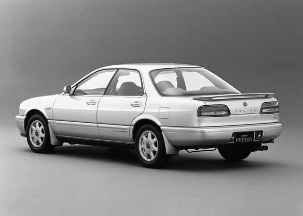 نيسان بريسيا 1990. الهيكل، المظهر الخارجي. سيدان, 1 الجيل