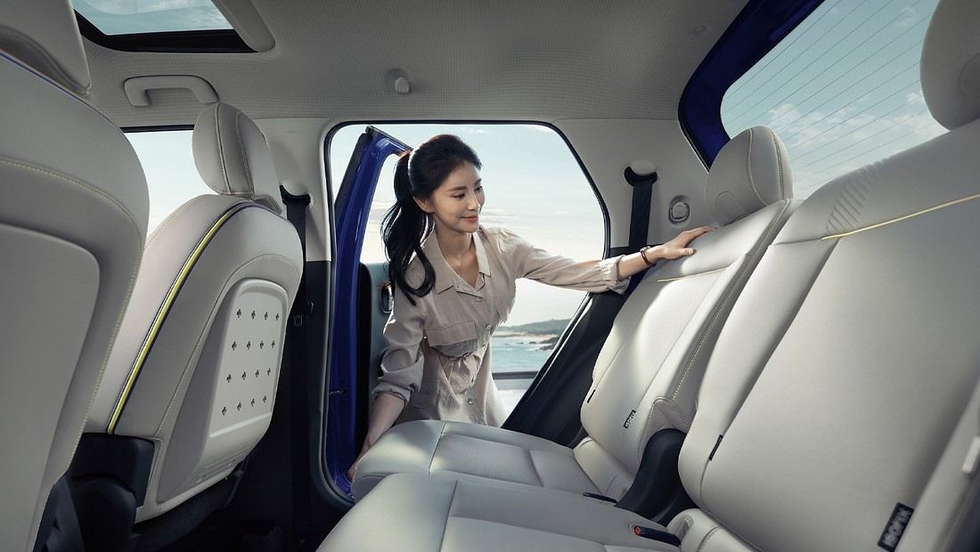 Hyundai Casper 2021. Rear seats. SUV 5-doors, 1 generation