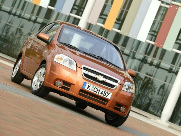 Chevrolet Aveo 2005. Carrosserie, extérieur. Berline, 1 génération, restyling