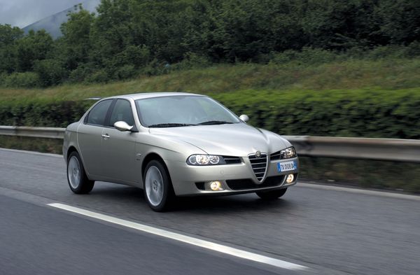 Alfa Romeo 156 2003. Carrosserie, extérieur. Berline, 1 génération, restyling 2