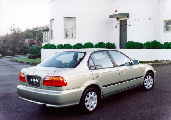 Хонда Цивик 1999. Кузов, экстерьер. Седан, 6 поколение, рестайлинг