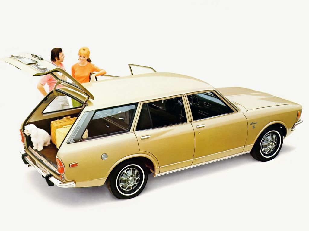 Toyota Corona 1970. Carrosserie, extérieur. Break 5-portes, 4 génération