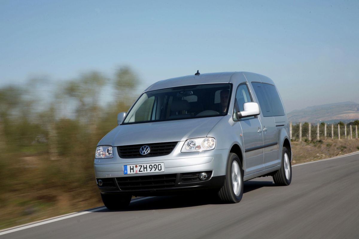 Volkswagen Caddy 2003. Кузов, экстерьер. Компактвэн Лонг, 3 поколение