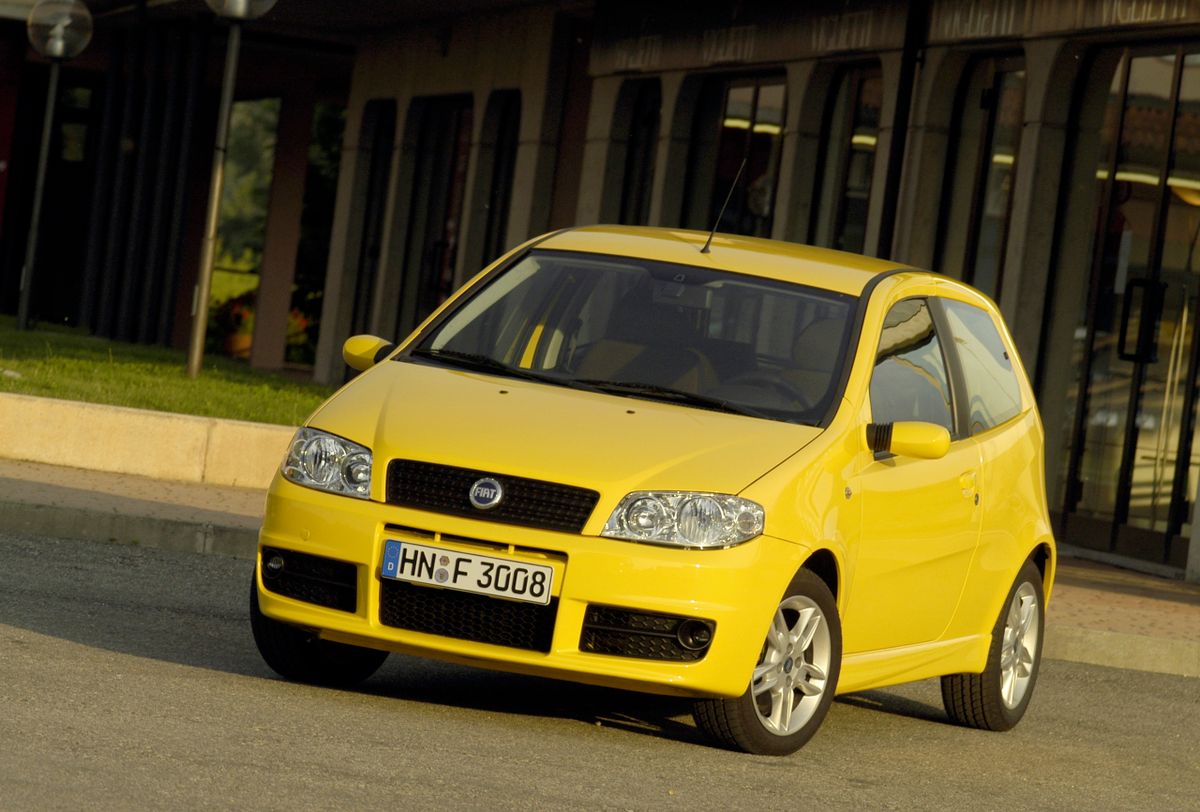 Fiat Punto 2003. Carrosserie, extérieur. Mini 3-portes, 2 génération, restyling