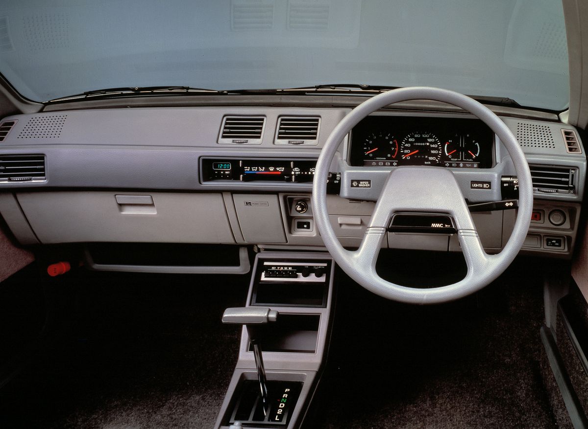 Mitsubishi Lancer 1982. Dashboard. Estate 5-door, 4 generation