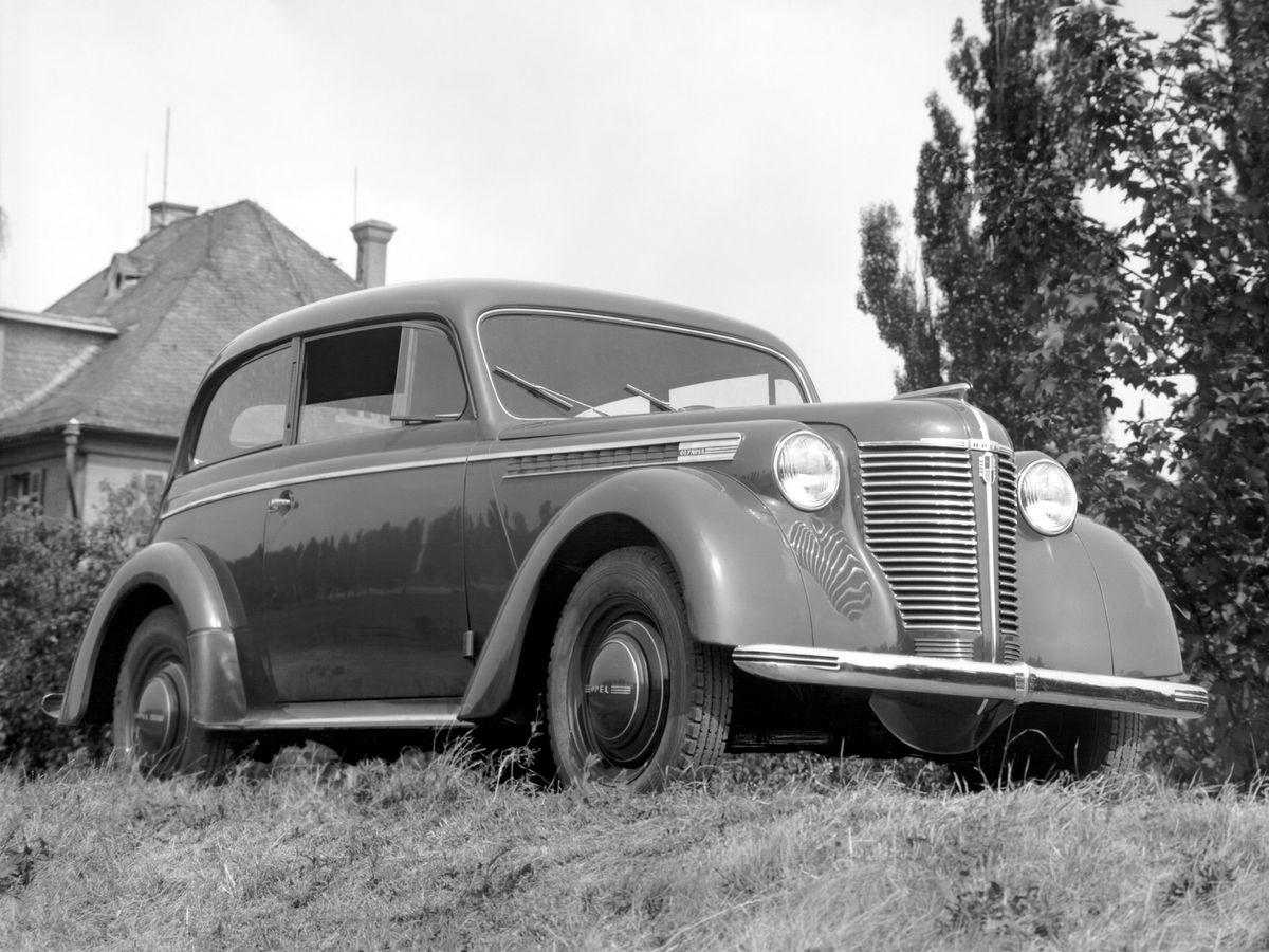 Opel Olympia 1947. Carrosserie, extérieur. Coupé, 2 génération, restyling