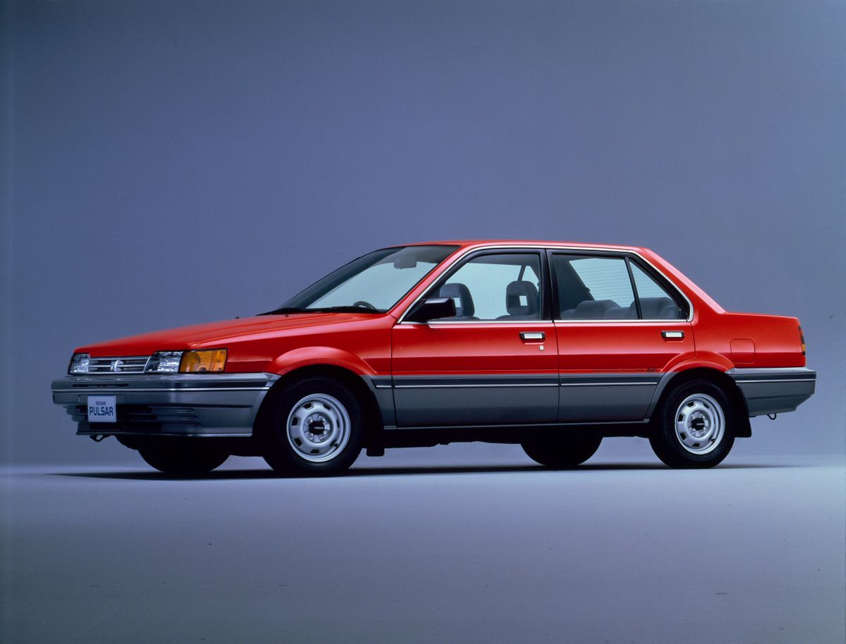 Nissan Pulsar 1986. Bodywork, Exterior. Sedan, 3 generation